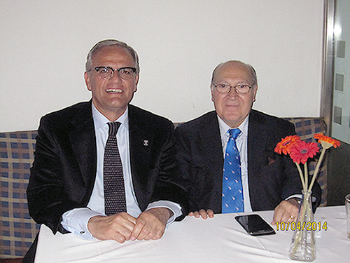 Dr. Manuel Alvarez Romero. Ex-Presidente SEMP y Dr. Martínez-Pintor